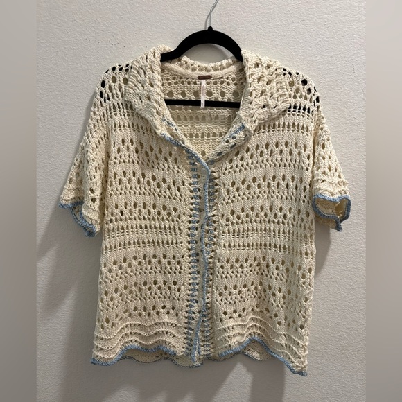 Free People Santa Cruz Club Shirt, Size S - Picture 3 of 11